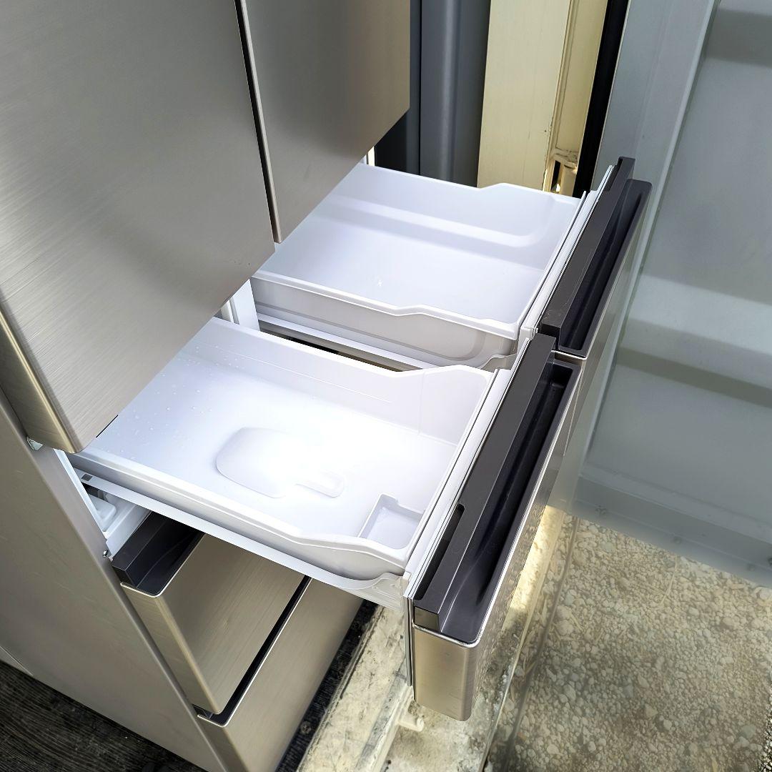 運搬取付無料！シャンパンカラー・まるごとチルド純正日立冷蔵庫！完動品・超美品！