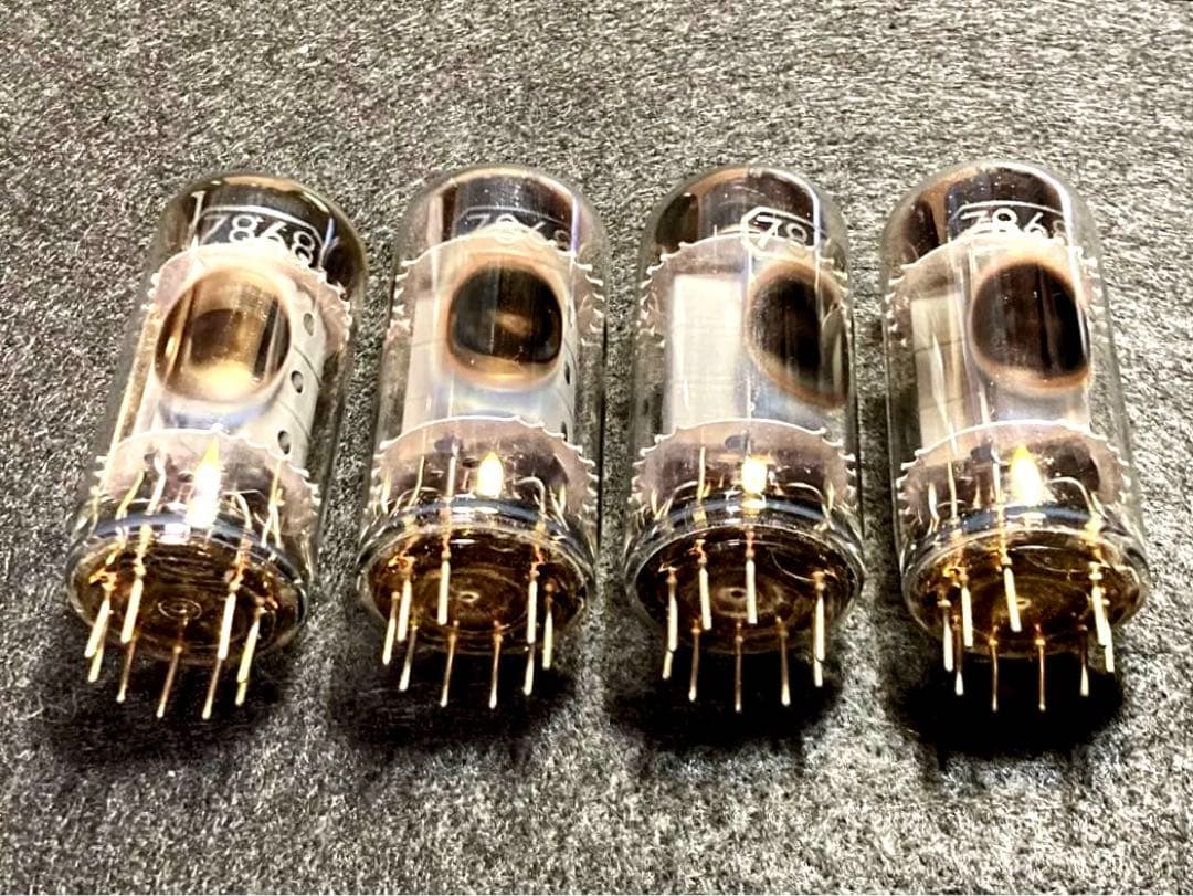 7868 中古真空管 4 本組セット