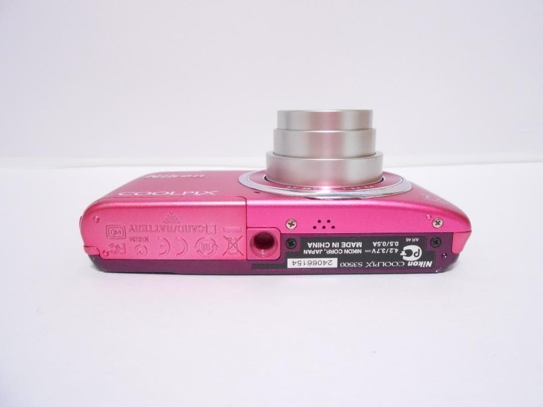 【お値下げ歓迎・美品】　ニコン　Nikon COOLPIX S3500 ピンク