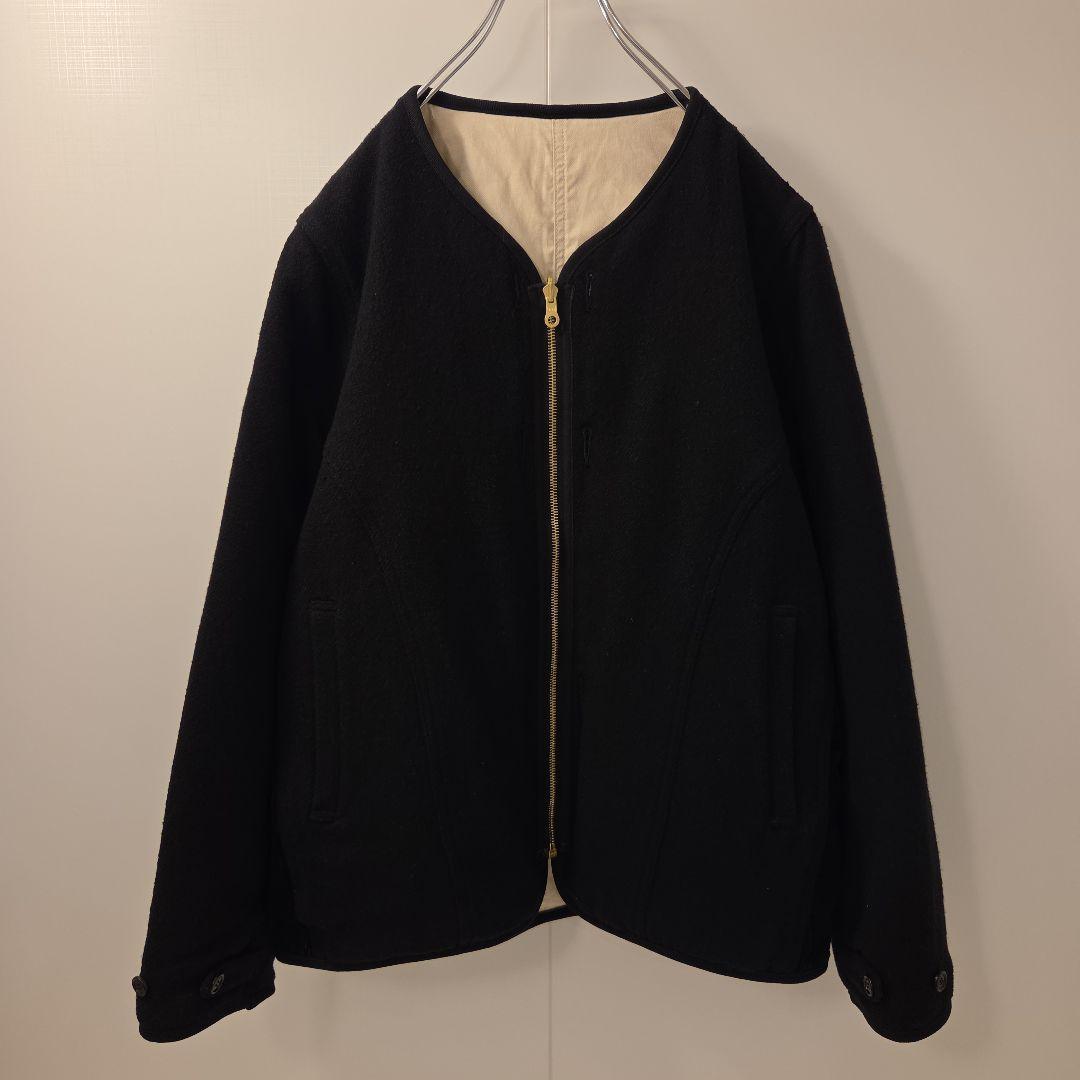 visvim WAWONA DOWN LINER JKT ツイード size3黒