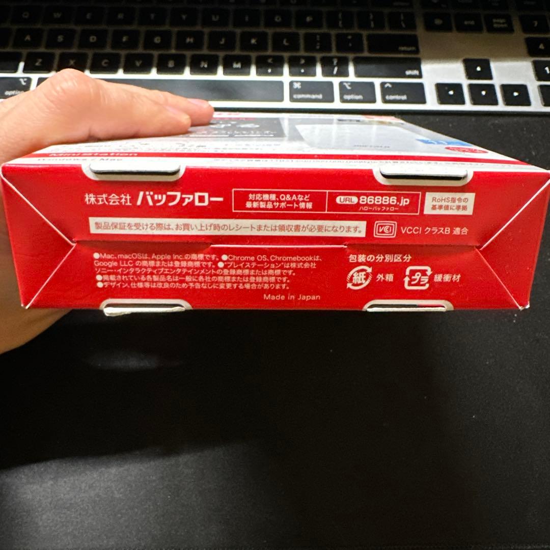 BUFFALO ポータブルHHD HD-PGF2.0U3-BWHA