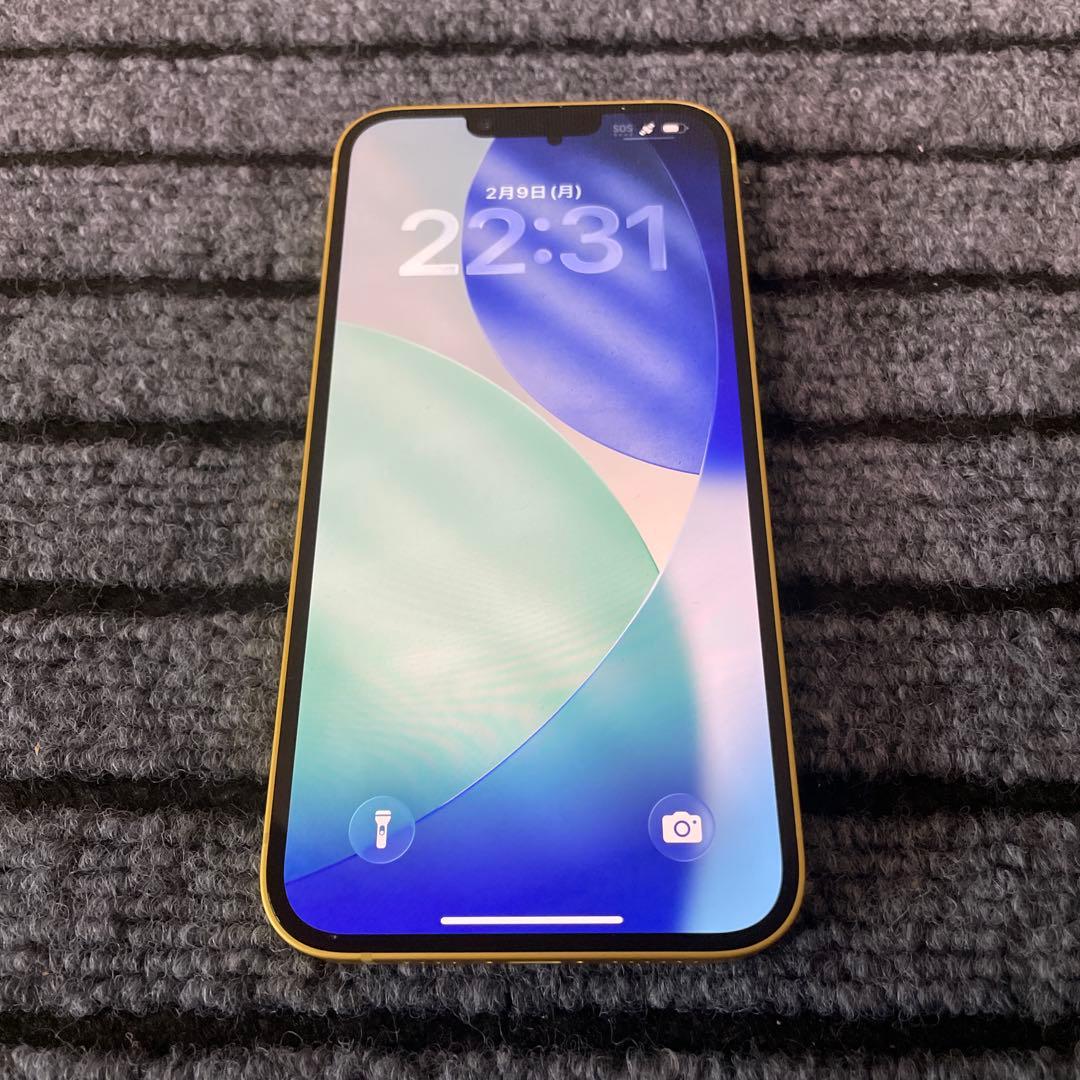 28 Apple iPhone14 Plus 128GB SIMフリー イエロー