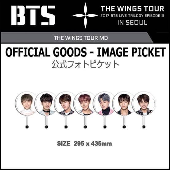 BTS THE WINGS TOUR テテ 公式うちわ IMAGE PICKET - メルカリ