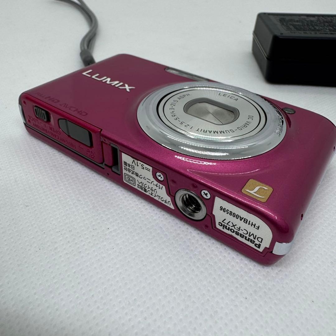 Panasonic LUMIX DMC-FX77 ピンク