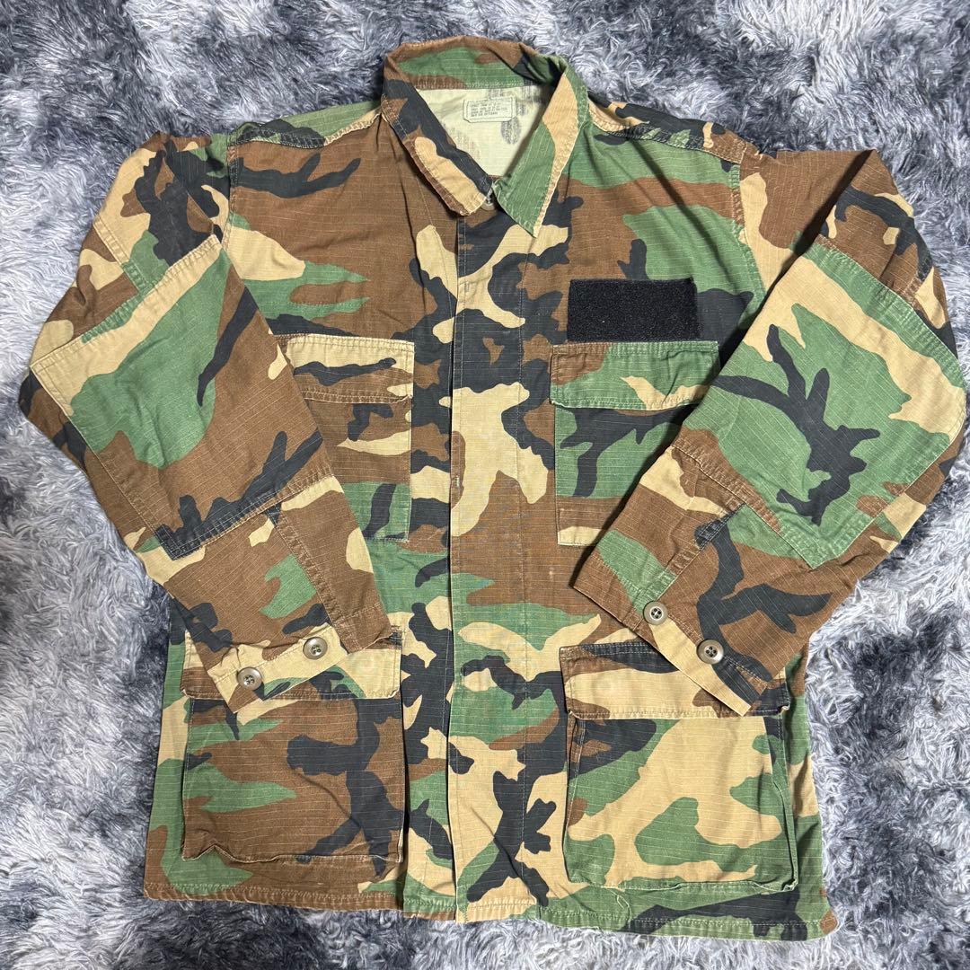 迷彩柄 ミリタリージャケット コットン素材 中古良品 カモフラ 4