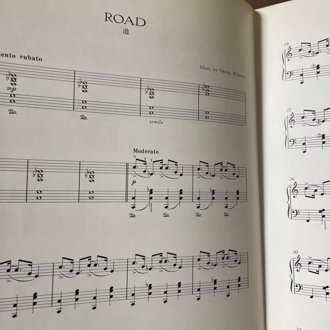 希少】George Winston AUTUMN ピアノソロ楽譜 - メルカリ