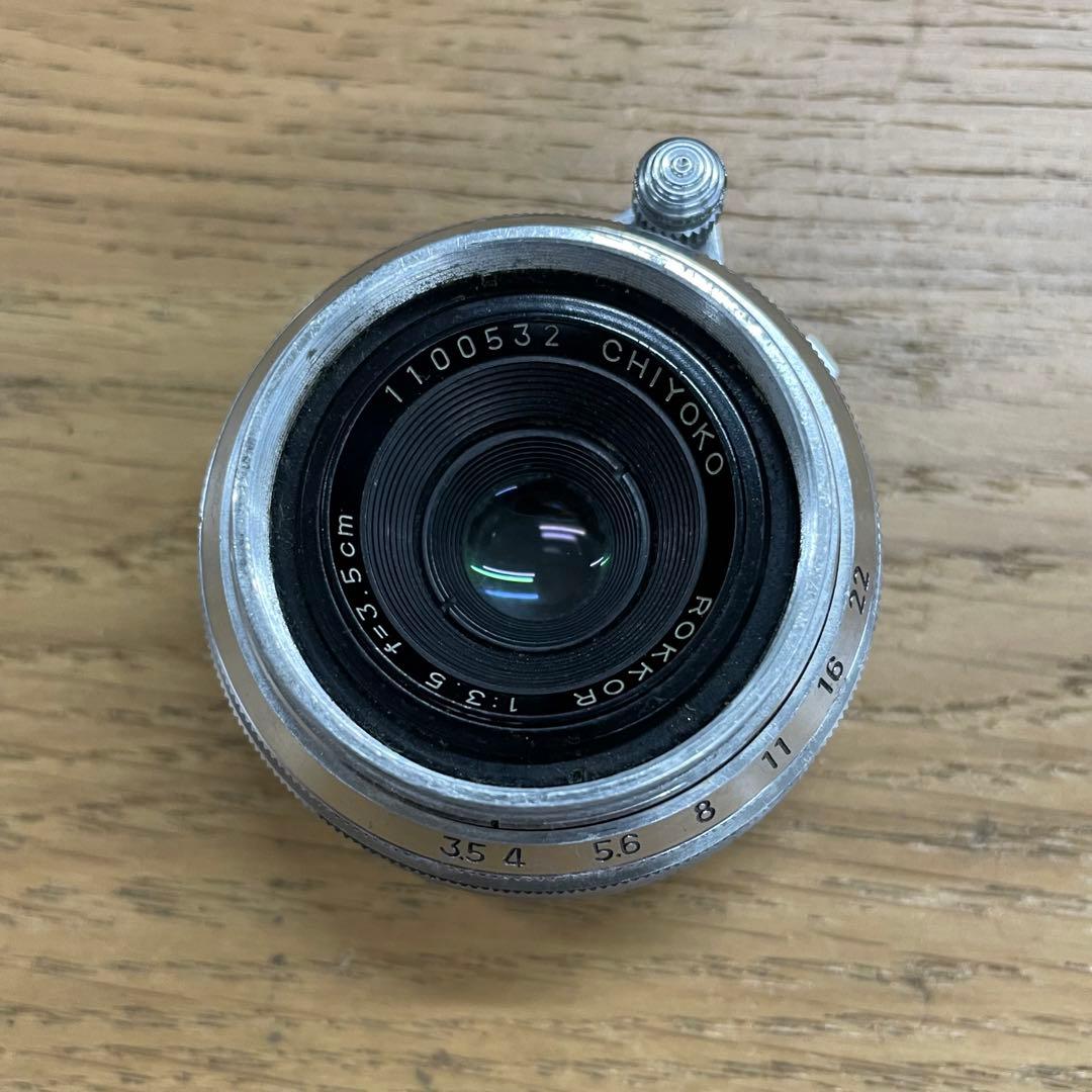 【希少】Minolta Chiyoko Rokkor 35mm F3.5 単焦点