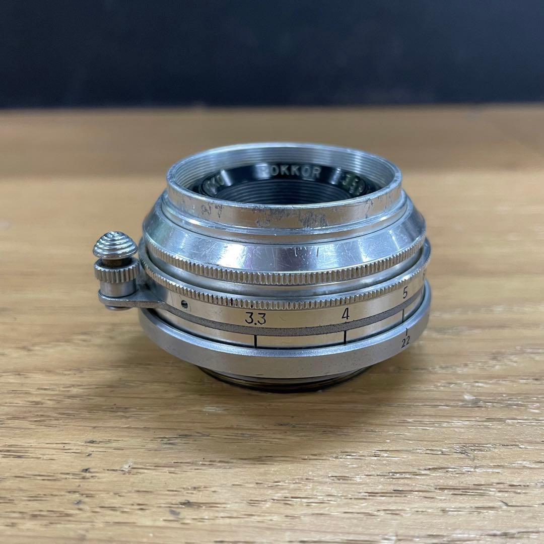 【希少】Minolta Chiyoko Rokkor 35mm F3.5 単焦点
