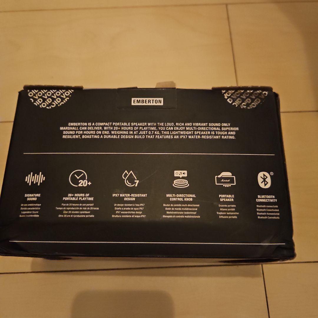 アンプ MARSHALL HEADPHONES EMBERTON BLACK