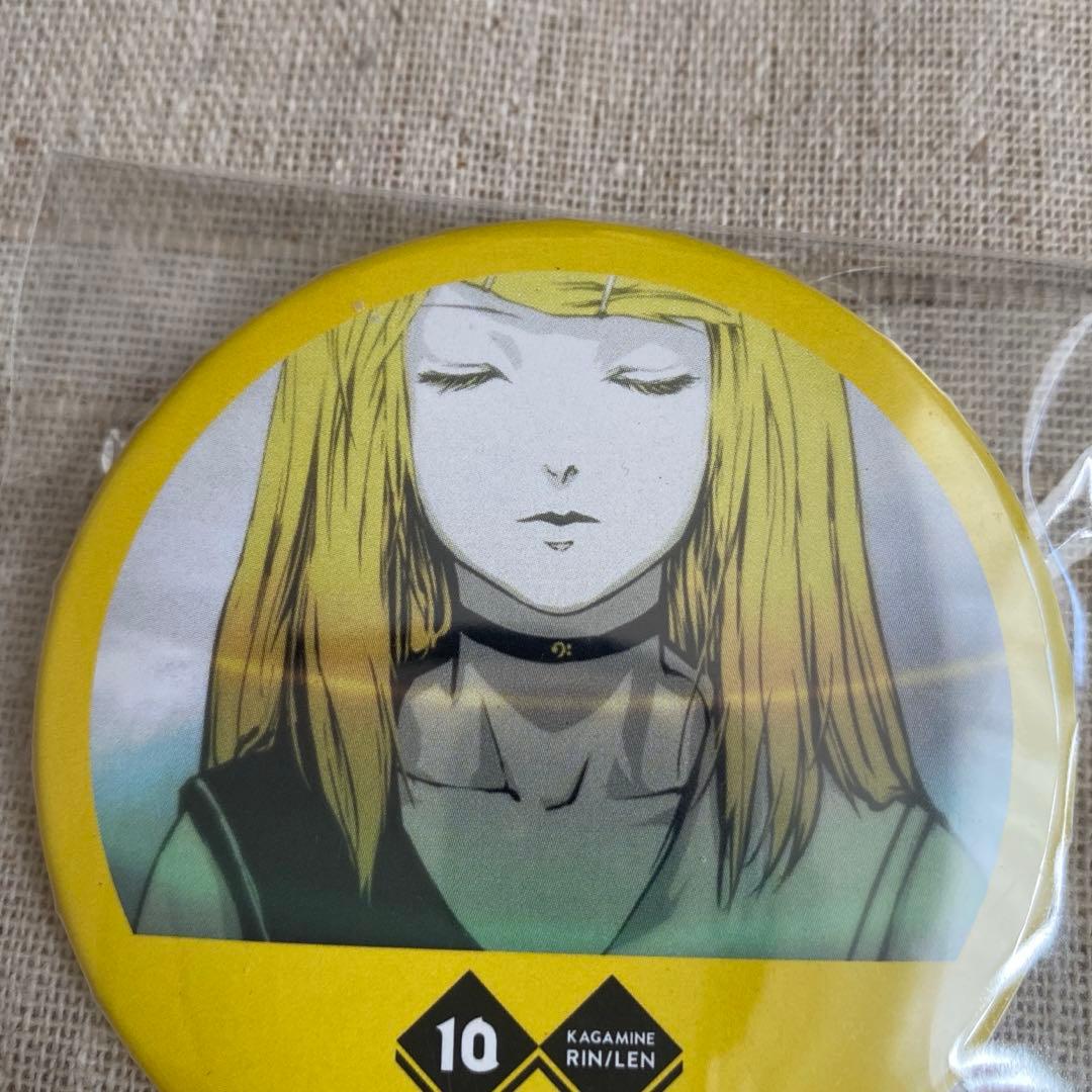 匿名配送 レア VOCALOID 炉心融解 MV イラスト 鏡音リン 缶バッジ