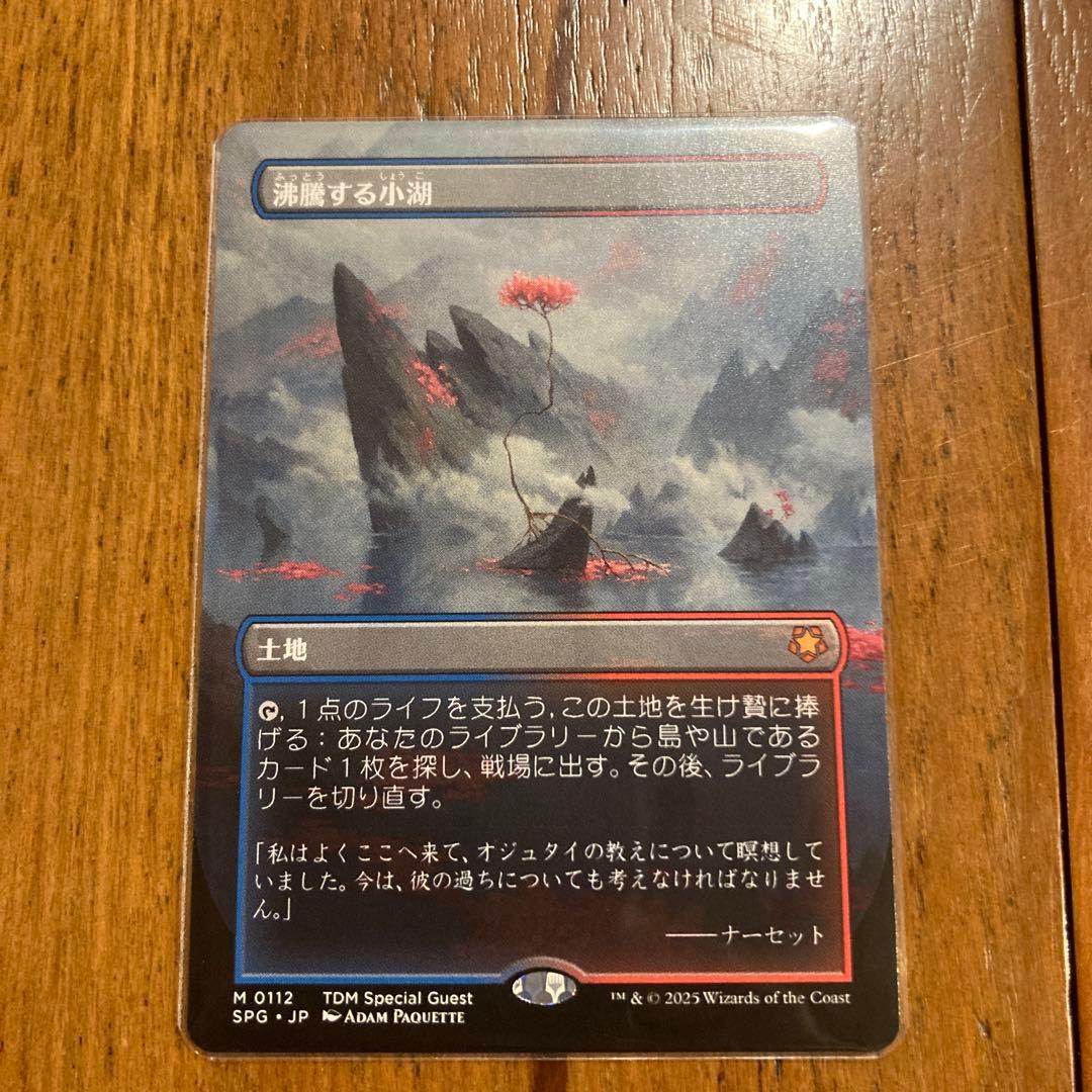 沸騰する小湖 ボーダーレス日本語版1枚 - メルカリ