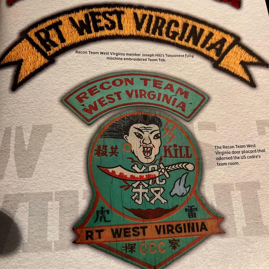 60年代実物 殺ワッペンRecon West Virginia - CCCパッチ - buppan-tool