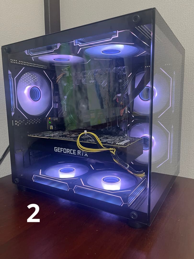 pcケース(m-ATX)+pcファン