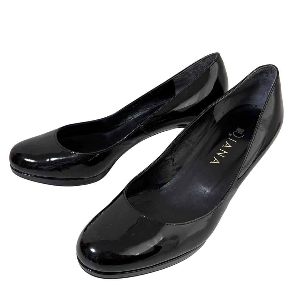 DIANA ダイアナ パンプス 23.5cm 黒 ヒール5.5cm 冠婚葬祭 - メルカリ