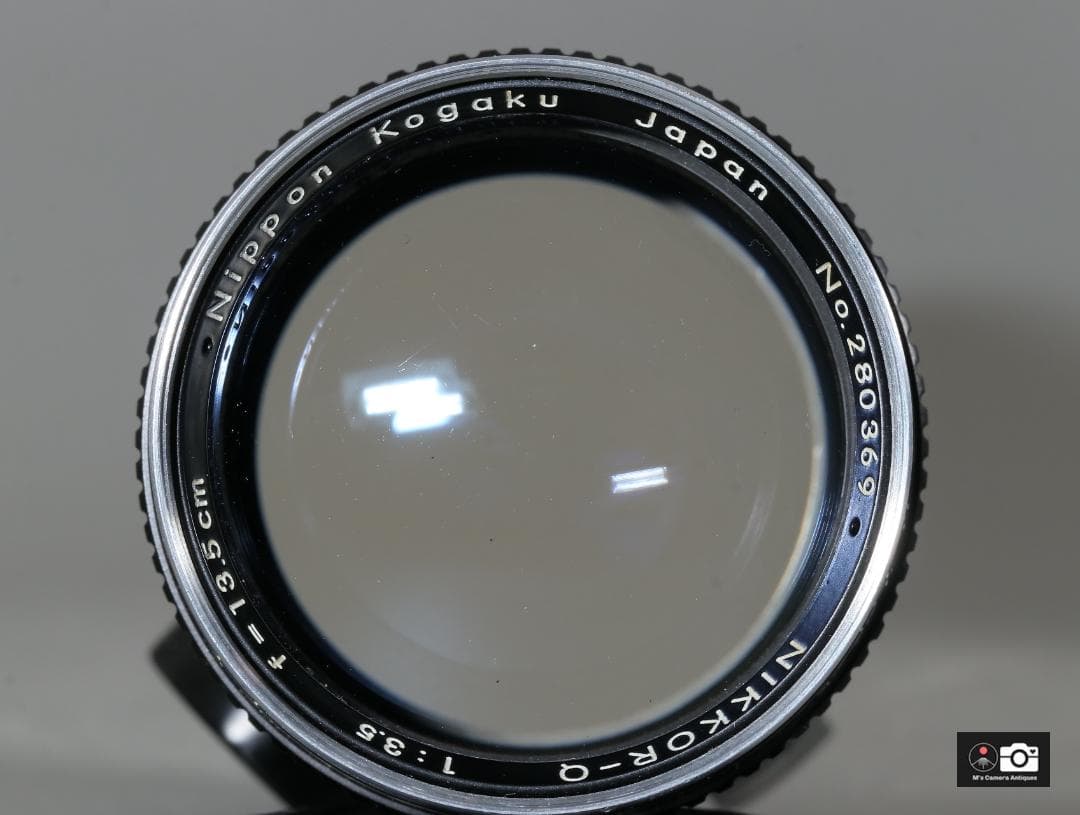 良品Nikkor-Q 13.5ｃm F/3.5 Nikon Sマウントレンズ