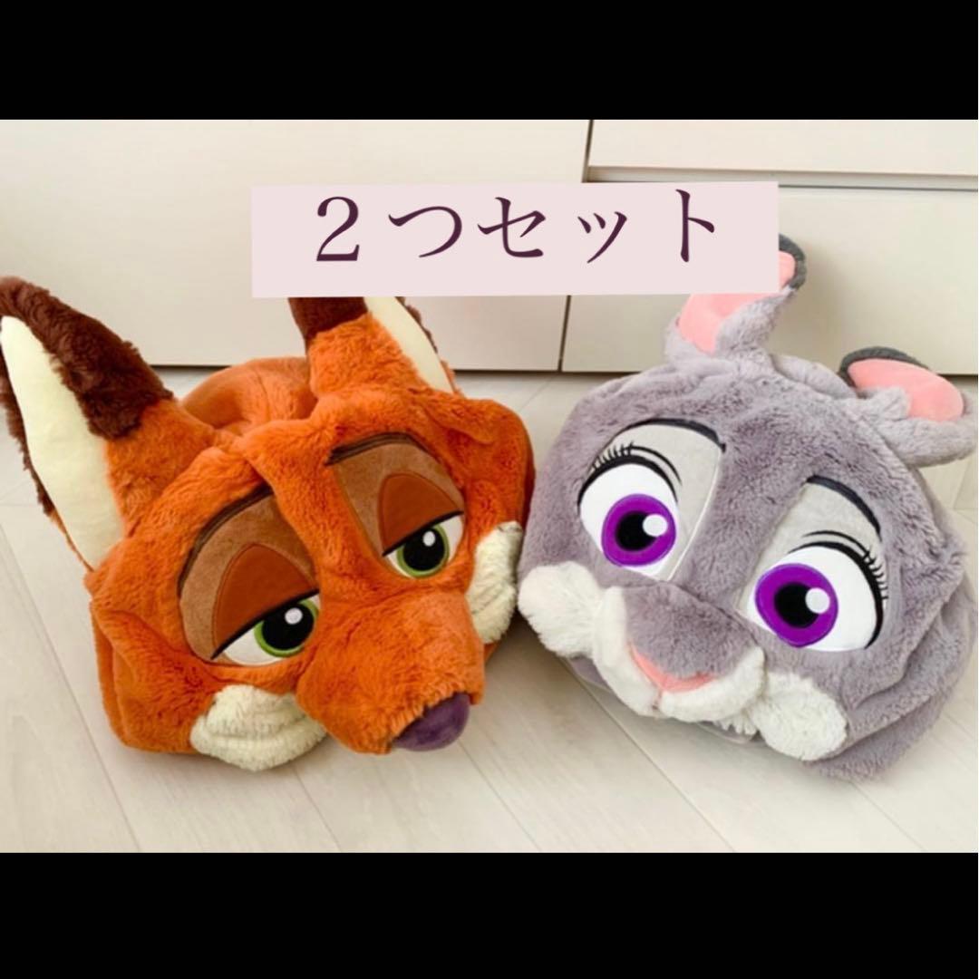 ディズニー ズートピア ニック ジュディ ファンキャップ 58cm 2点