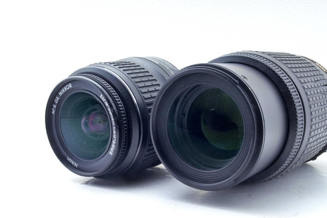 ダブルレンズ Nikon D40x 初心者 一眼レフ　入門モデル スマホ転送付