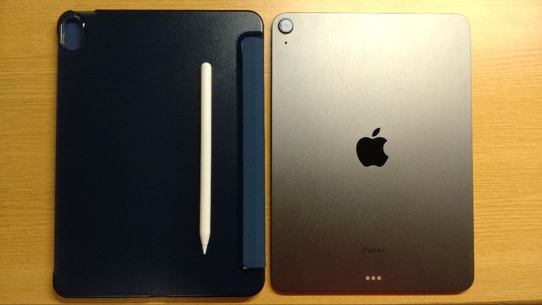 Apple iPad Air 第5世代 本体+カバー＋ペン(スラスラかける君） 発売記念セール】iPad 用 スタイラスペン「スラスラかける君」傾き検知