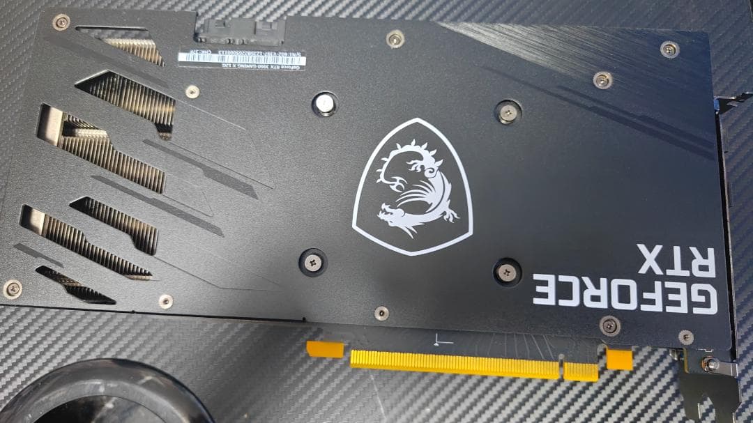 グラフィックボード・グラボ・ビデオカード MSI GeForce RTX3060 GAMING X 12G