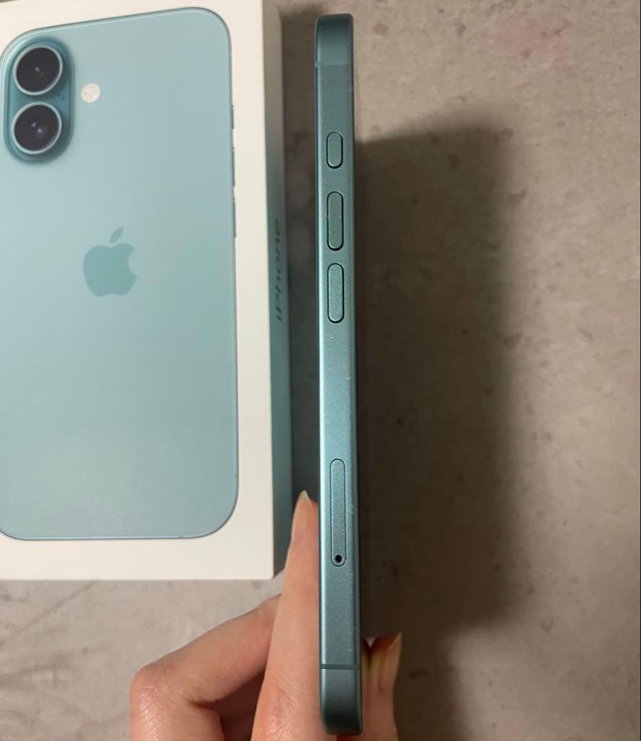 Apple iPhone16 本体 箱付き 128GB ティール
