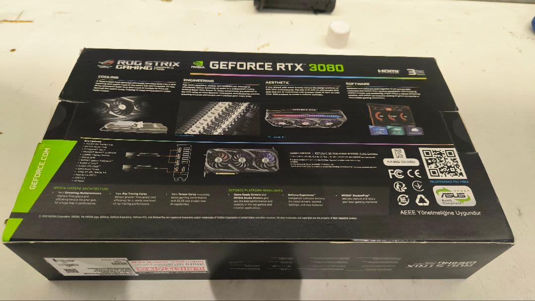 グラフィックボード・グラボ・ビデオカード RTX3080 ROG STRIX GAMING GRAPHICSCARD