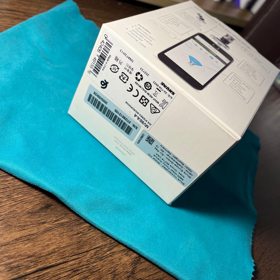 shure シュア　MV88 iPhone用　マイク
