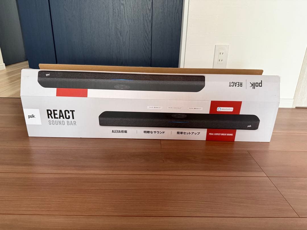 Polk React Sound Bar(送料込) React Sound Bar - Sound Bar with Alexa Voice Control Built-In