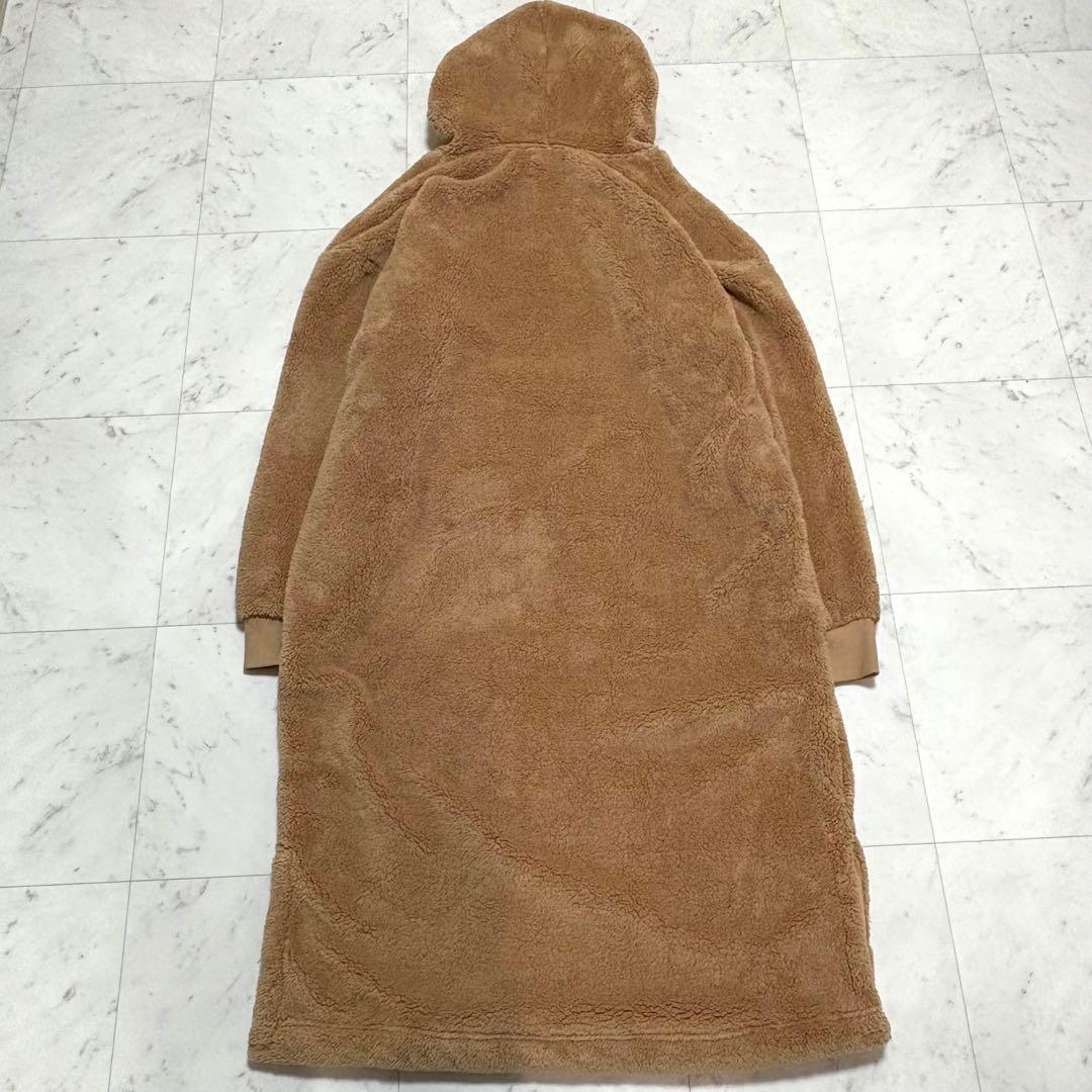 新品タグ付きUGG ボア モコモコ フード付き ワンピース キャメル