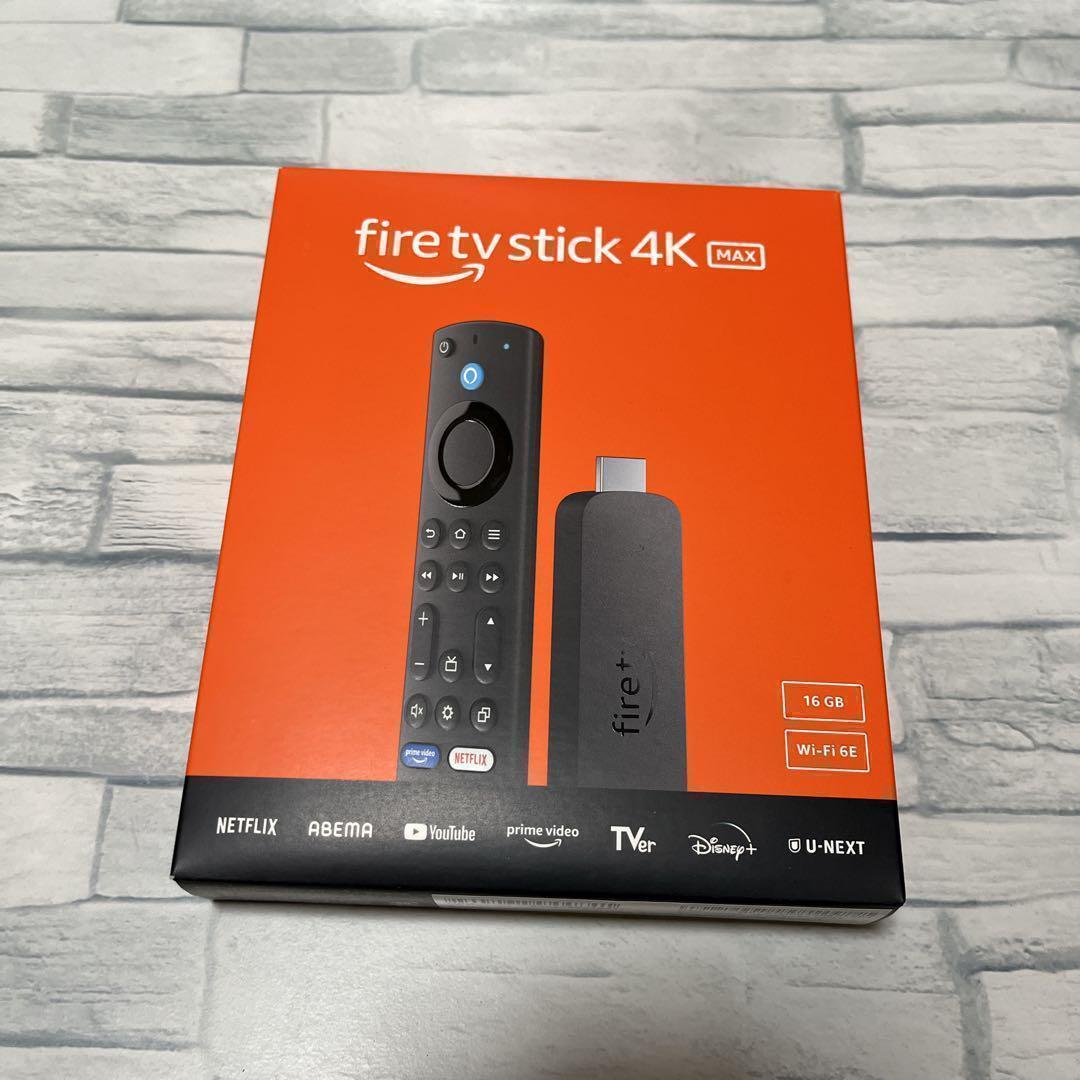 未開封・新品　Amazon Fire TV Stick 4K Max 第2世代 amazon（アマゾン） Fire TV Stick 4K MAX マックス 第2世代 ブラック