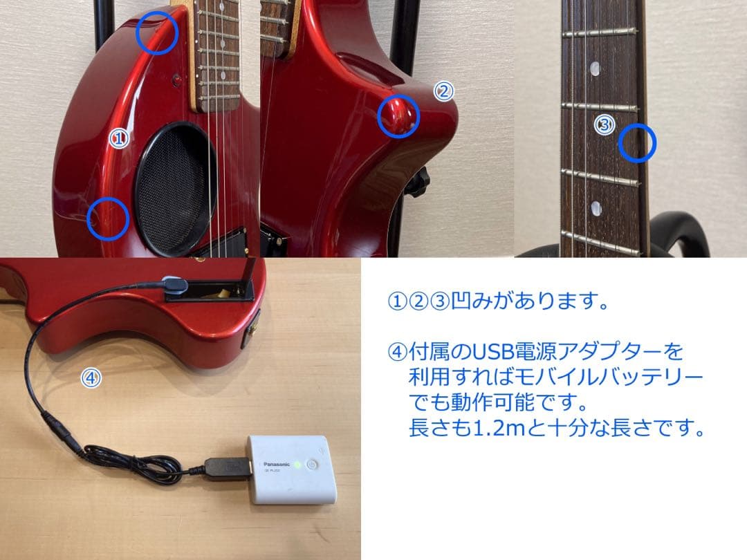 FERNANDES ZO-3 フェルナンデス ZO-3C 赤 キャンディレッド - メルカリ