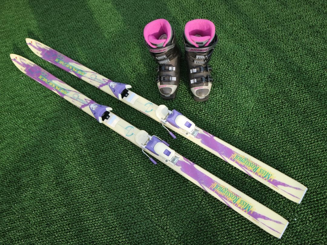 手渡希望【極美品】スキー セット レディース 24.5cm ROSSIGNOL