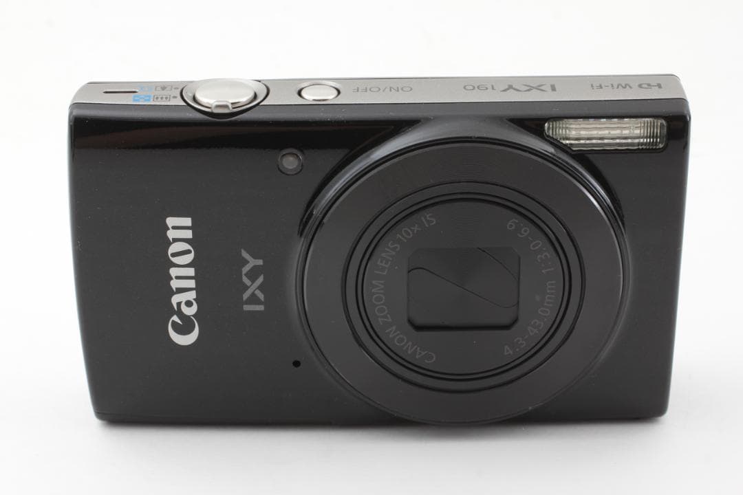 美品 Canon IXY 190 ブラック コンパクトデジタルカメラ セット
