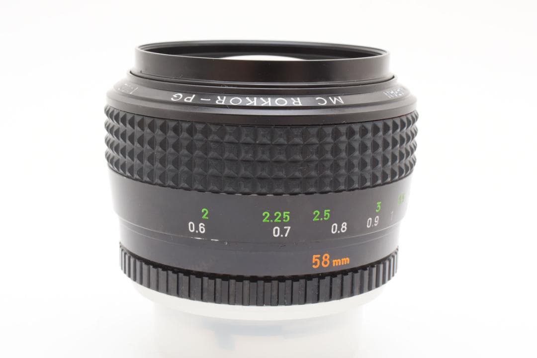 #375★稀少品★Minolta MC ROKKOR-PG 1:1.2 58mm