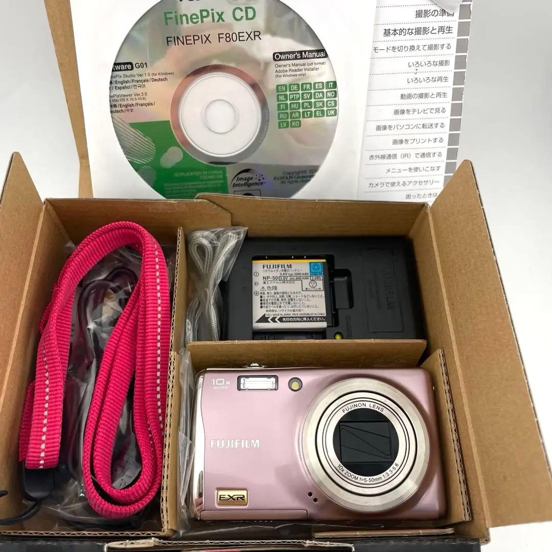 実写美⭕️美品【動作確認済】FUJIFILM FinePix F80EXR