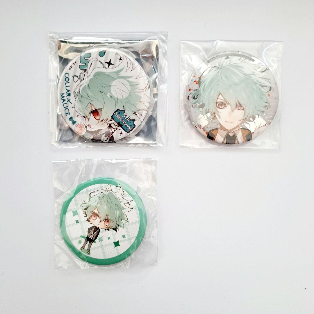 Collar×Malice カラマリ 笹塚 尊 キラキラ缶バッジ 5周年