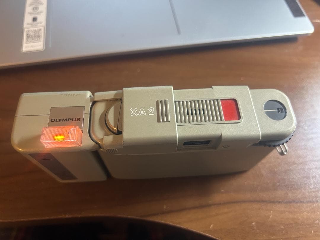 ■美品■ OLYMPUS XA2 グレー 希少カラー + Flash A11