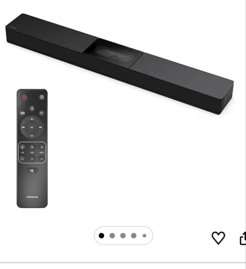 Hisense サウンドバー HS２０００N