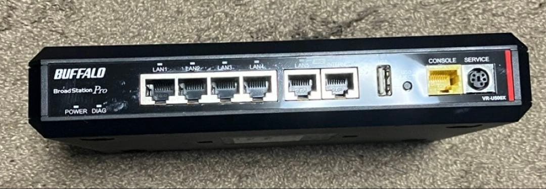 BUFFALO VR-U500X有線VPNルーター