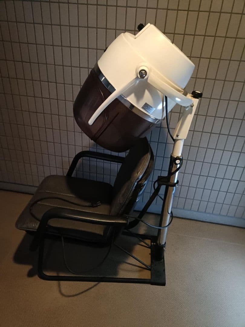 美容室　専用ヘアドライヤー椅子　　山田電機製作所美容お釜ドライヤー　理髪サロン Amazon | ドライヤー 理髪店 フード 式ヘアドライヤー ヘアドライヤー