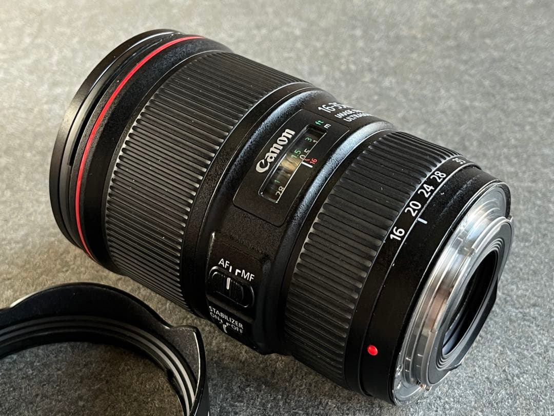 キヤノンEF16-35mm F4L IS USM 良品 プロテクトフィルター付き