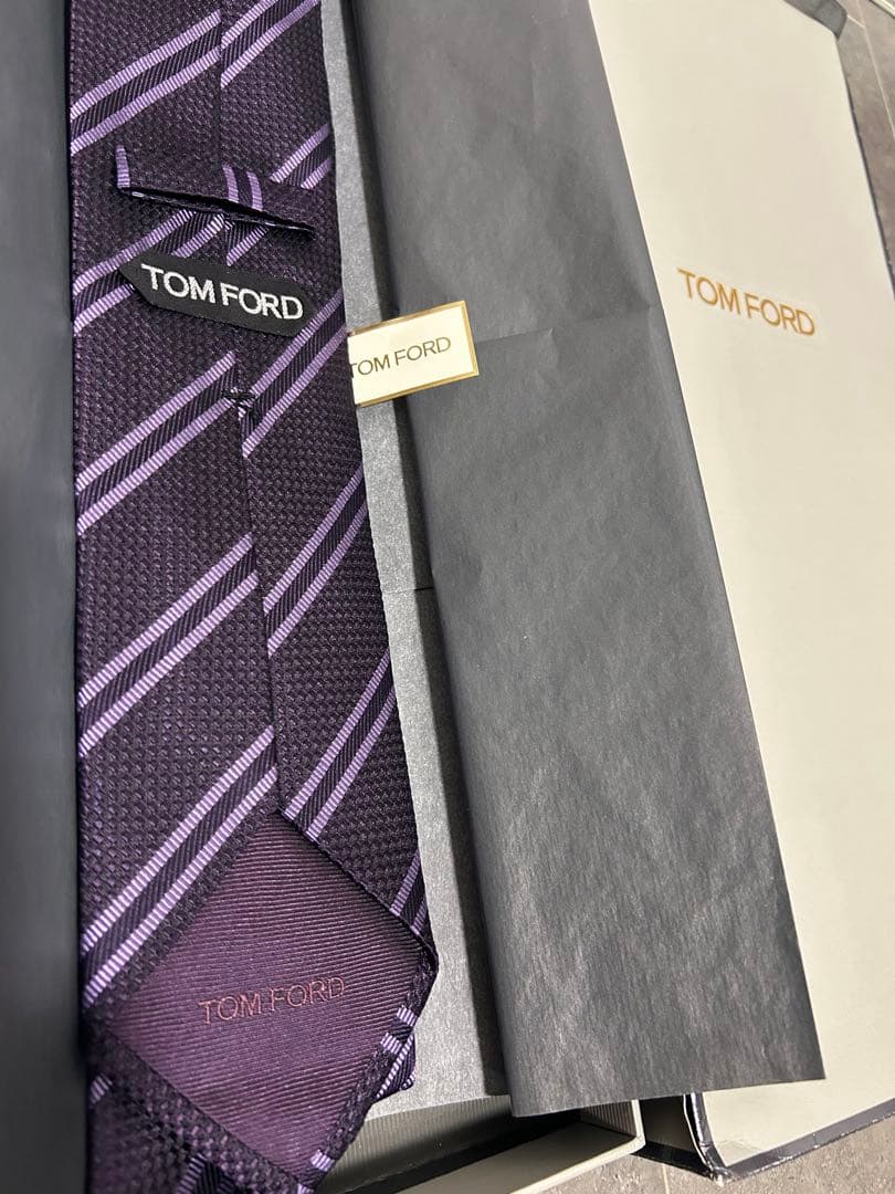 TOM FORD トムフォード ネクタイ パープル 系 TOM FORD トムフォード