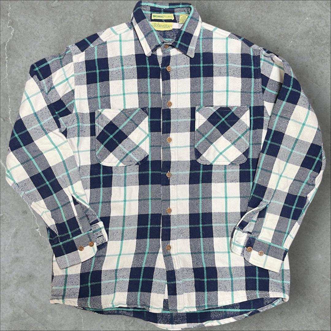 80s STJOHNSBAY ビッグマック 好配色 サイズ感◯ ネルシャツ - メルカリ