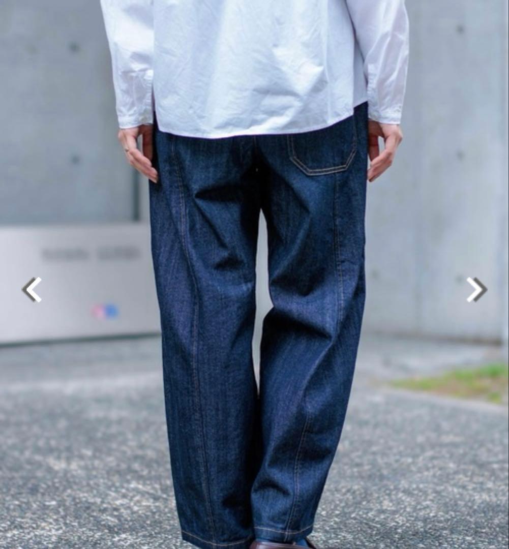 DMG ディーエムジー 100zムラ糸デニム アーモンドパンツ 定価19800円