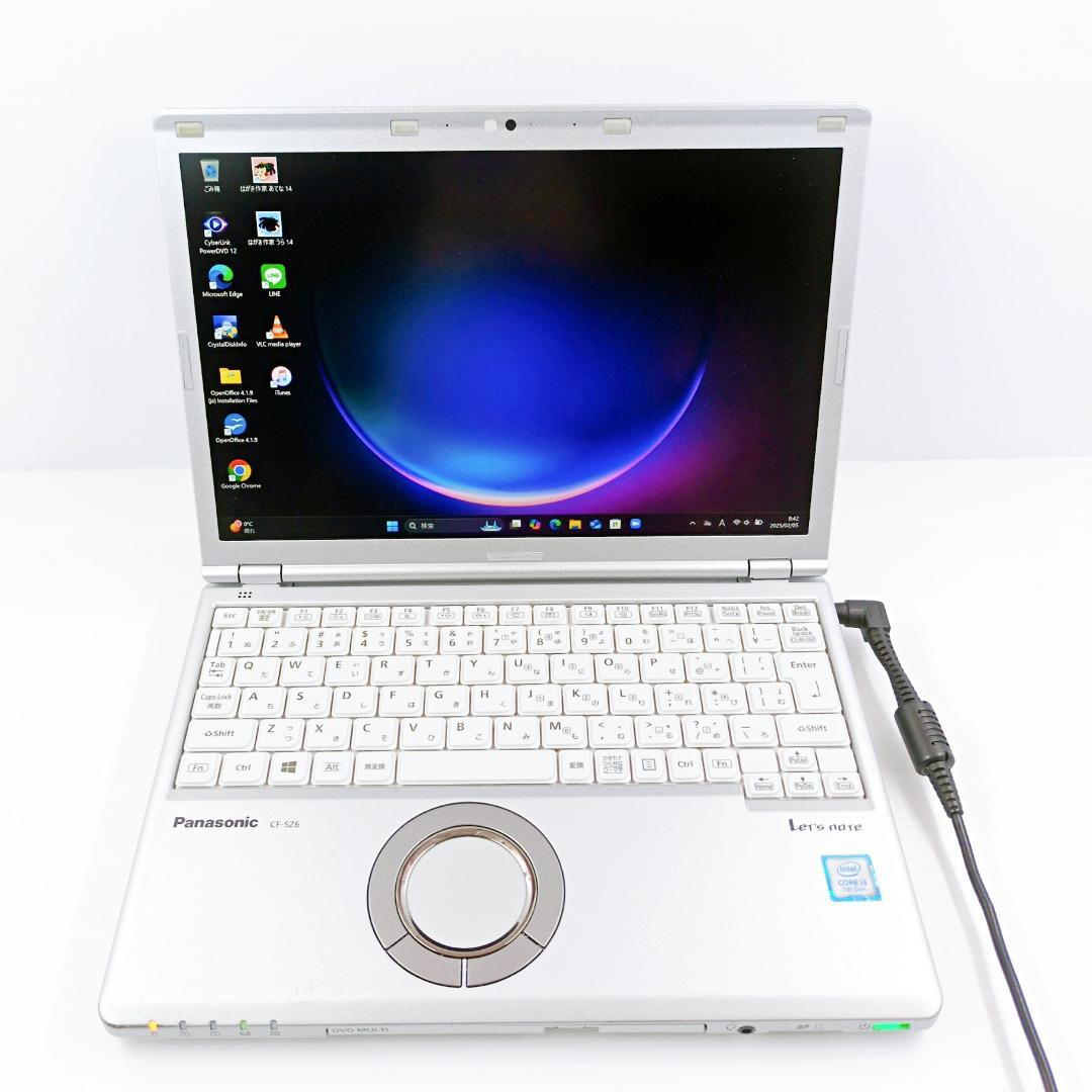 超人気レッツノートCF-SZ6✨Windows11 カメラ付ノートパソコンj61