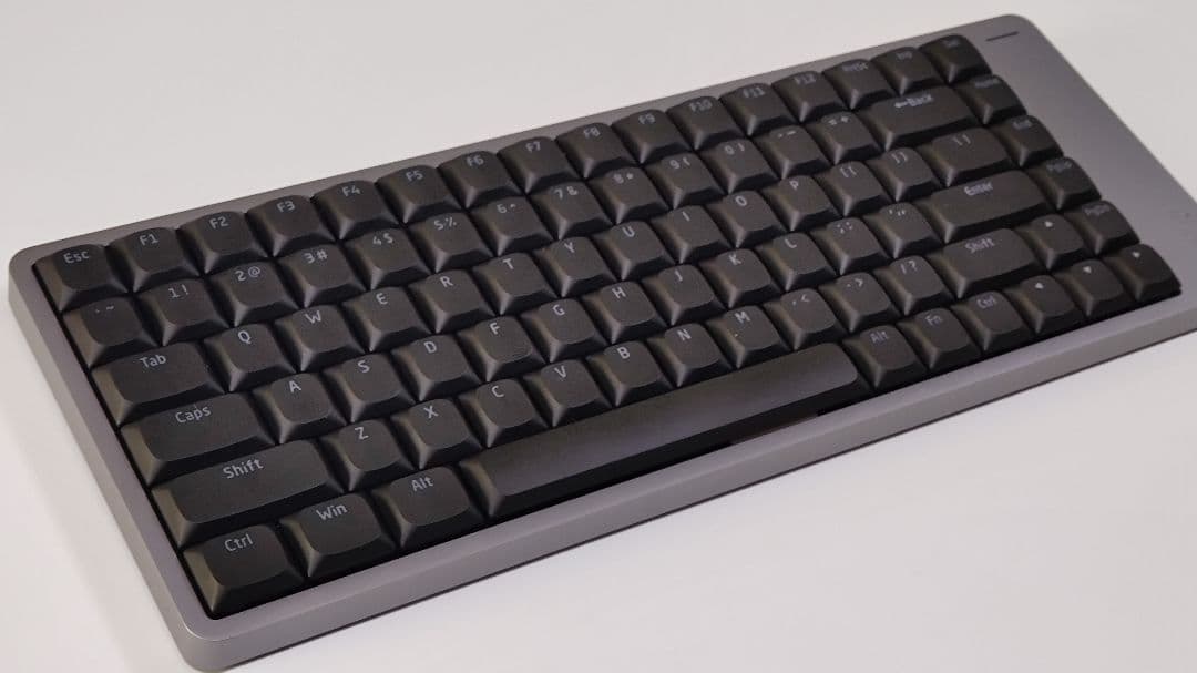 【特別限定カスタム】LOFREE FLOW2グレー（84キー） × 静音ピンク軸