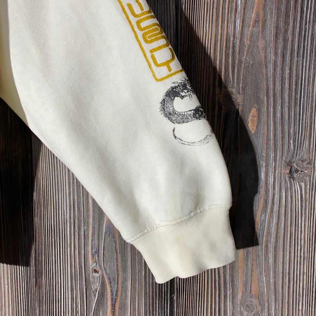 90s Old Stussy オールドステューシー パーカー ドラゴン 紺タグ