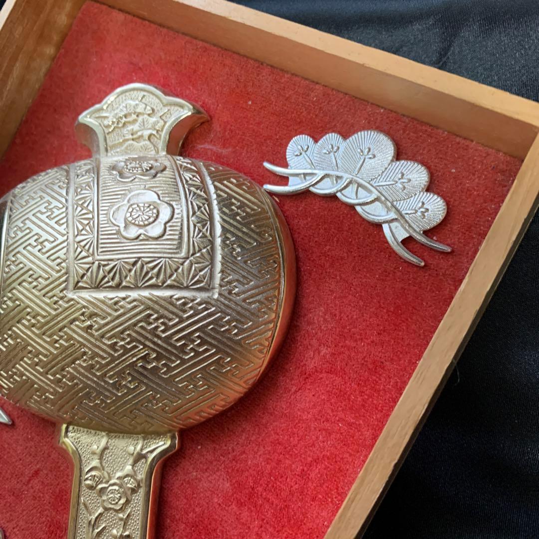 24K金メッキ 日本伝統オブジェ 打ち出の小槌 - メルカリ