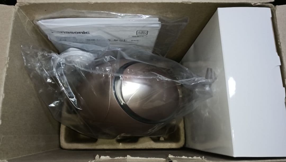 パナソニック スチーマー ナノケア 美顔器 温感かっさ ゴールド