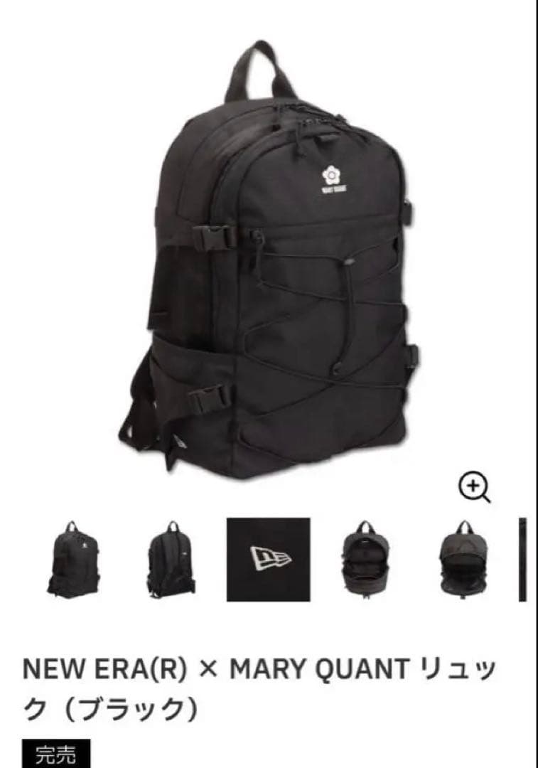 NEW ERA(R) × MARY QUANT リュック (ブラック) - メルカリ