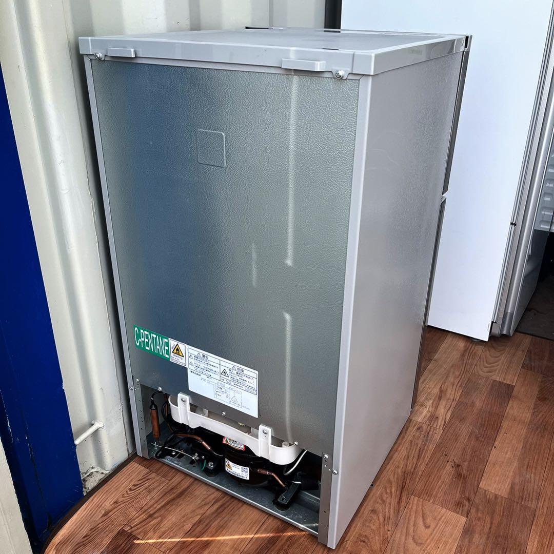 取付無料！安心のヤマダ電機！一人暮らし スタイリッシュシルバーコンパクト冷蔵庫！